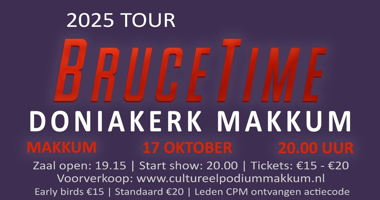 Brucetime van Doniakerk 17 oktober 2025